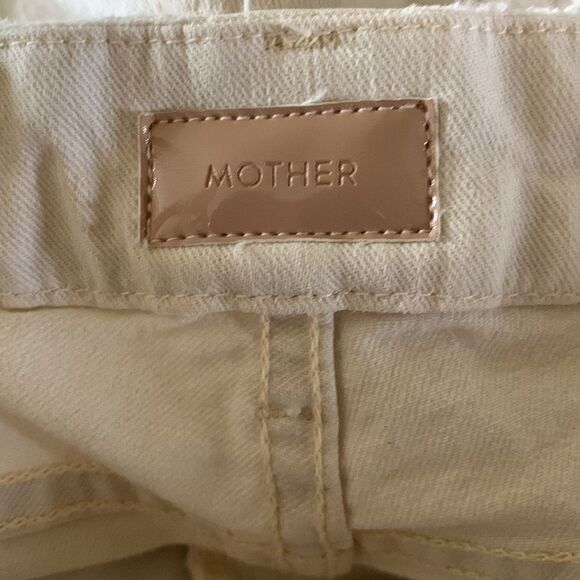 Mother‎ the Looker Cream Ankle Jeans women’s size 27 - Picture 8 of 12
